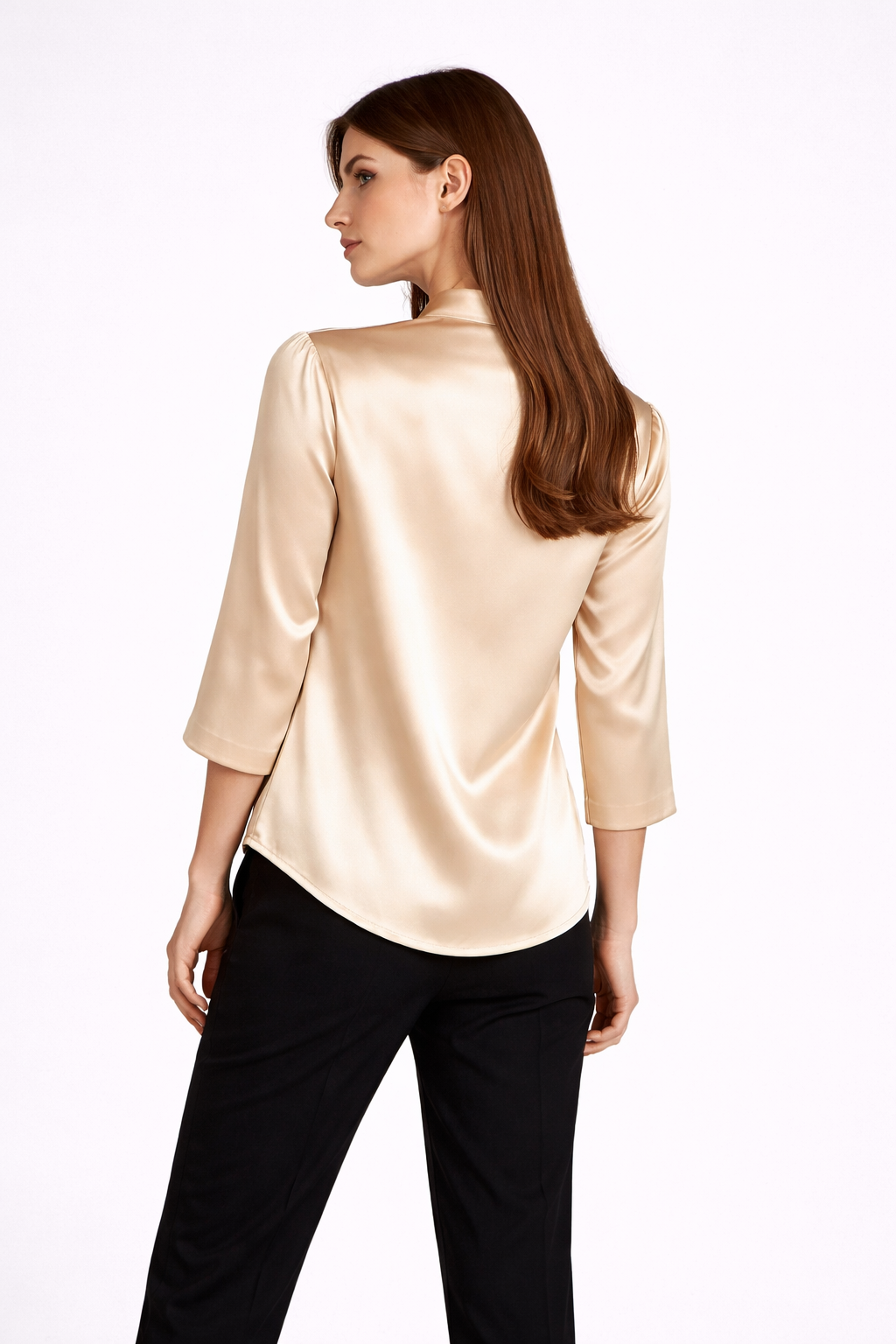Classic Silk Satin Shirt