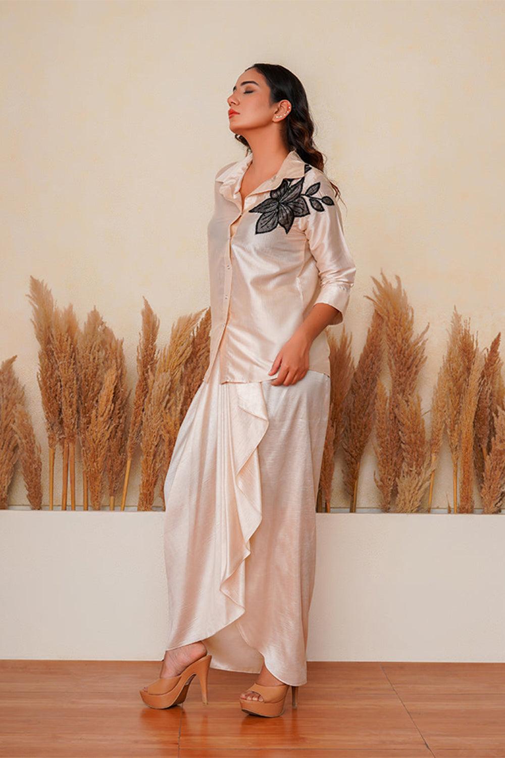 Halima Embroidered Shirt - Yuniku London