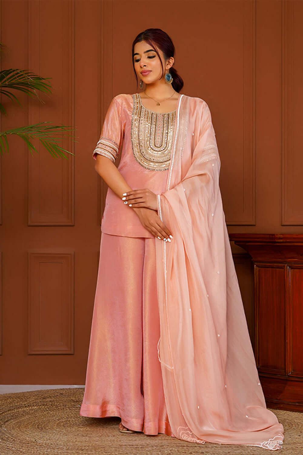 Bunny Pearl Sharara Set - Yuniku London