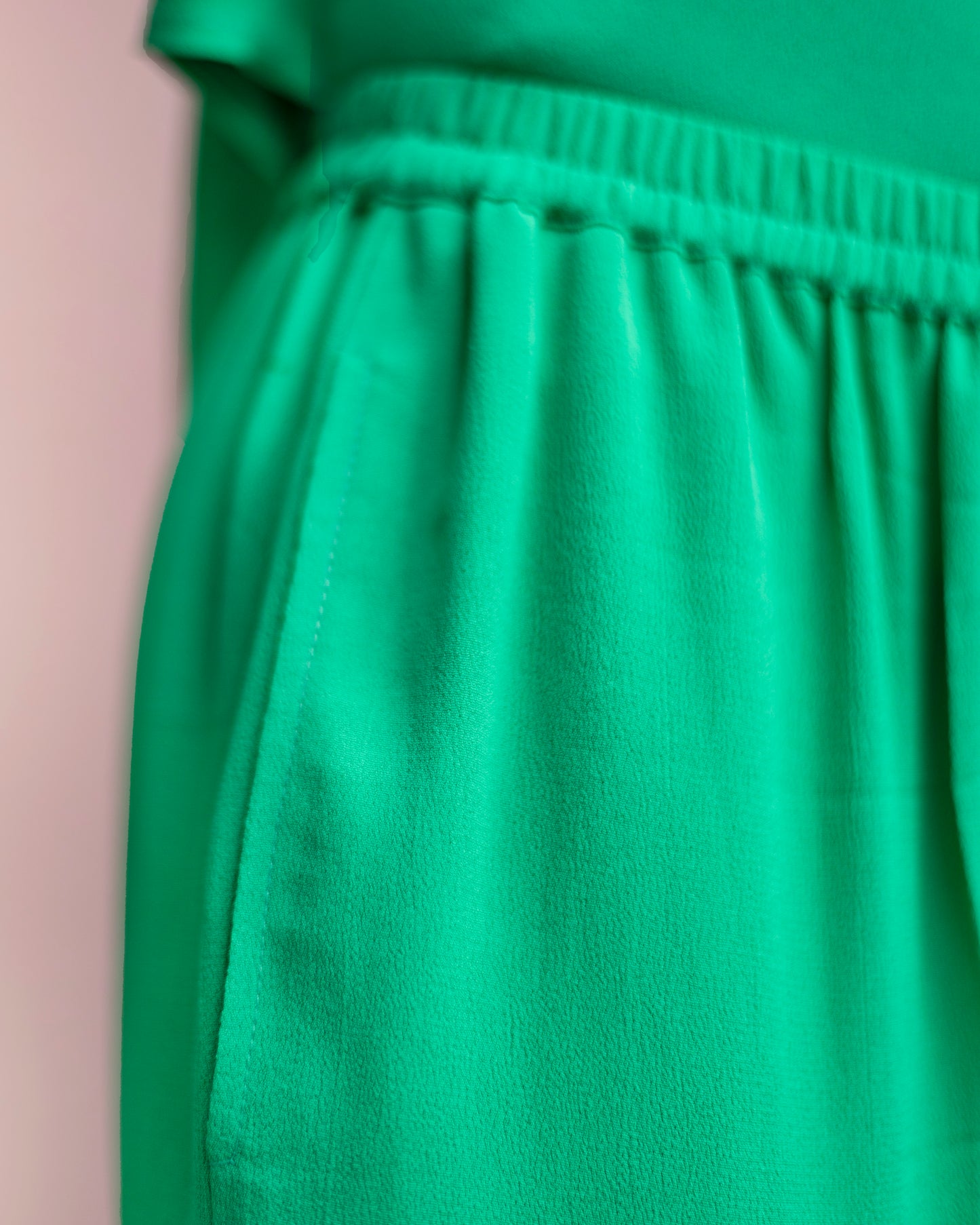 Embellished Parrot Green Cord Set
