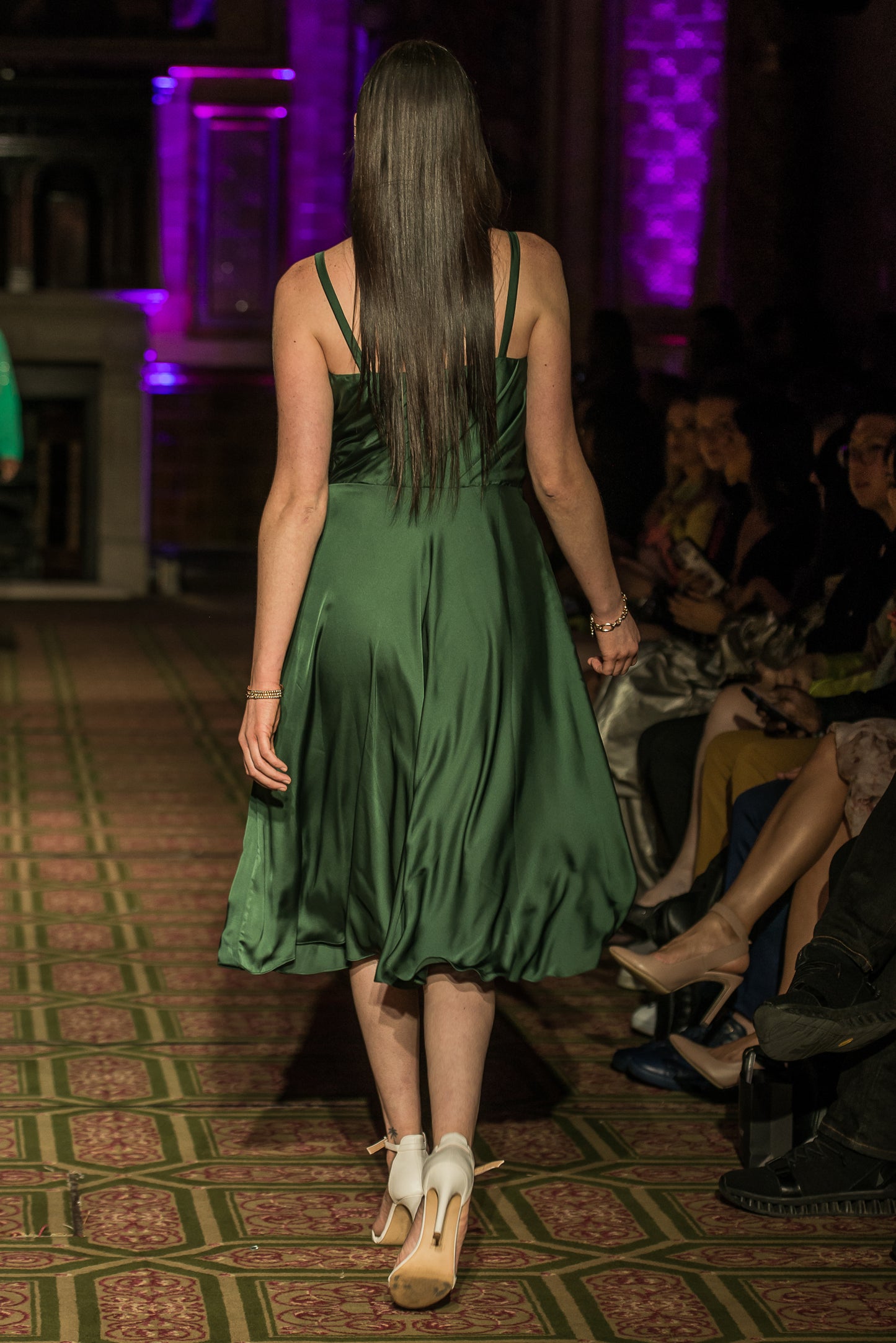 Luxury Drape A-line Dress