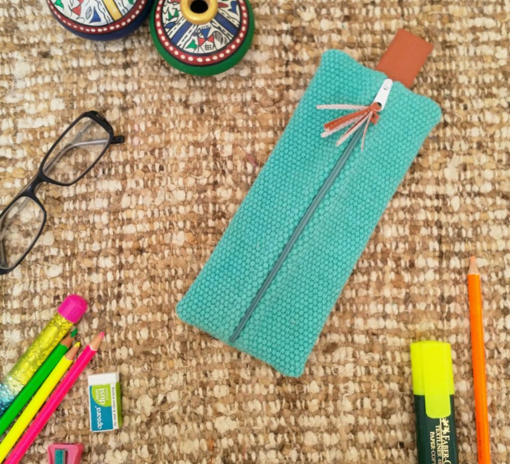Eco friendly Turq Pouch