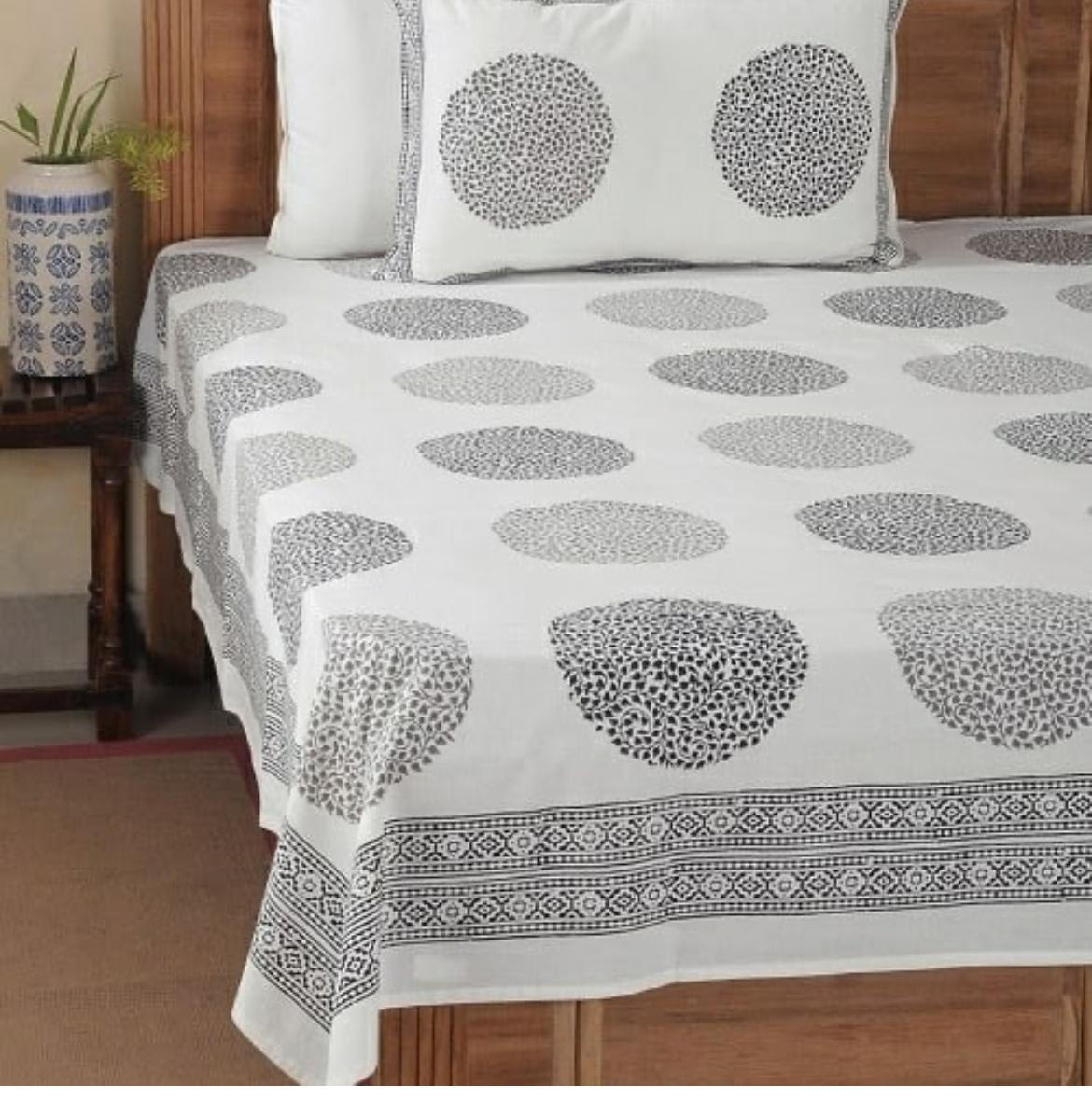 YunikuLondon, Handblock printed flat sheet