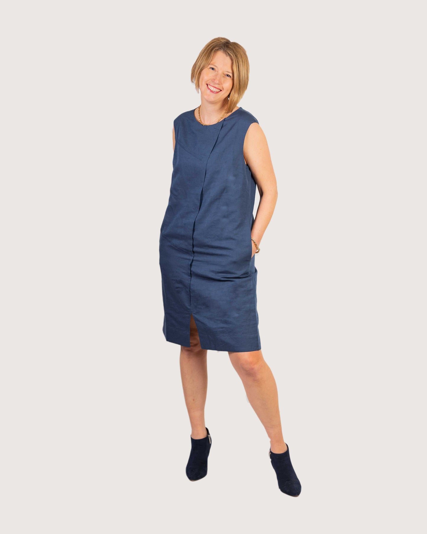 Classic Linen Dress