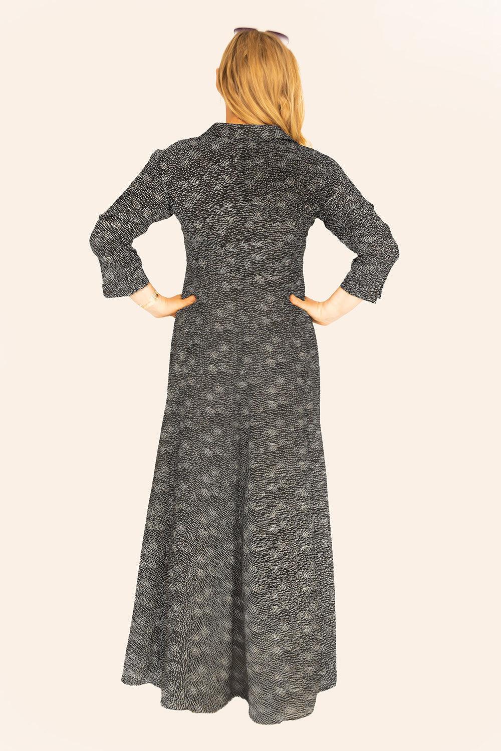 Ditsy Print Maxi Dress - Yuniku London