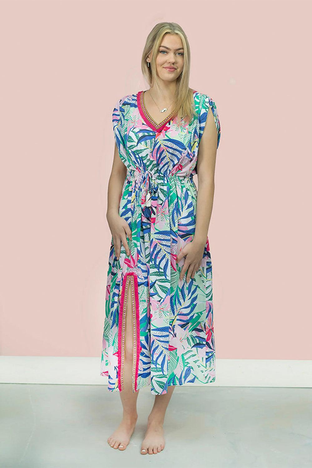 Tropical Whimsy Dresstan - Yuniku London