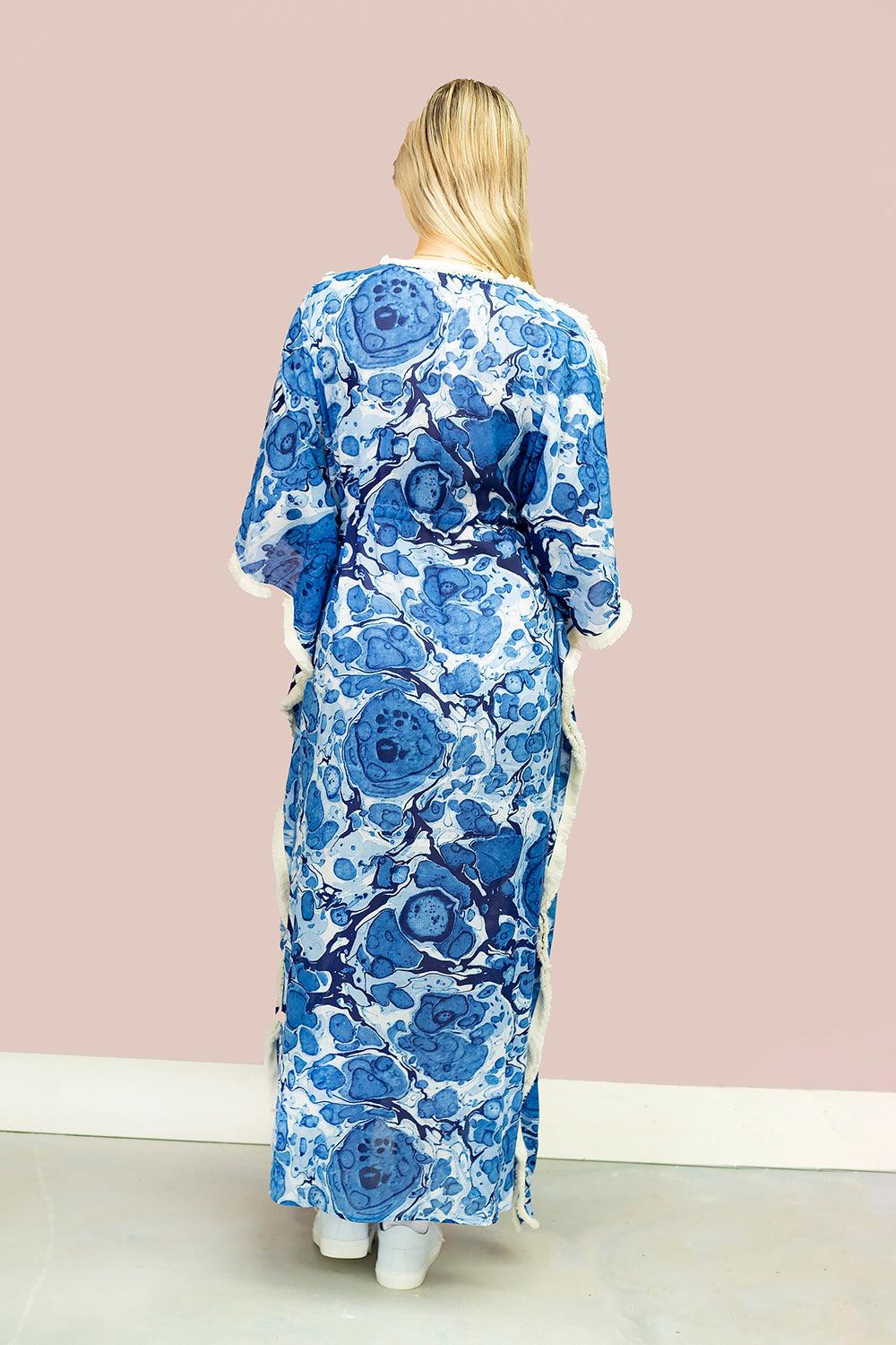 Aqua Blue Dresstan - Yuniku London