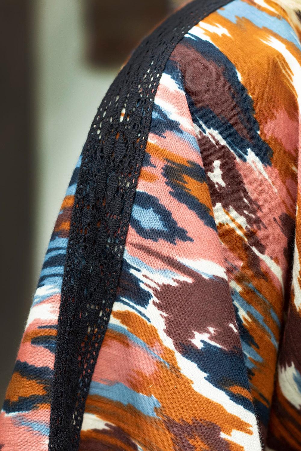 Ikat Shirt Dresstan - Yuniku London