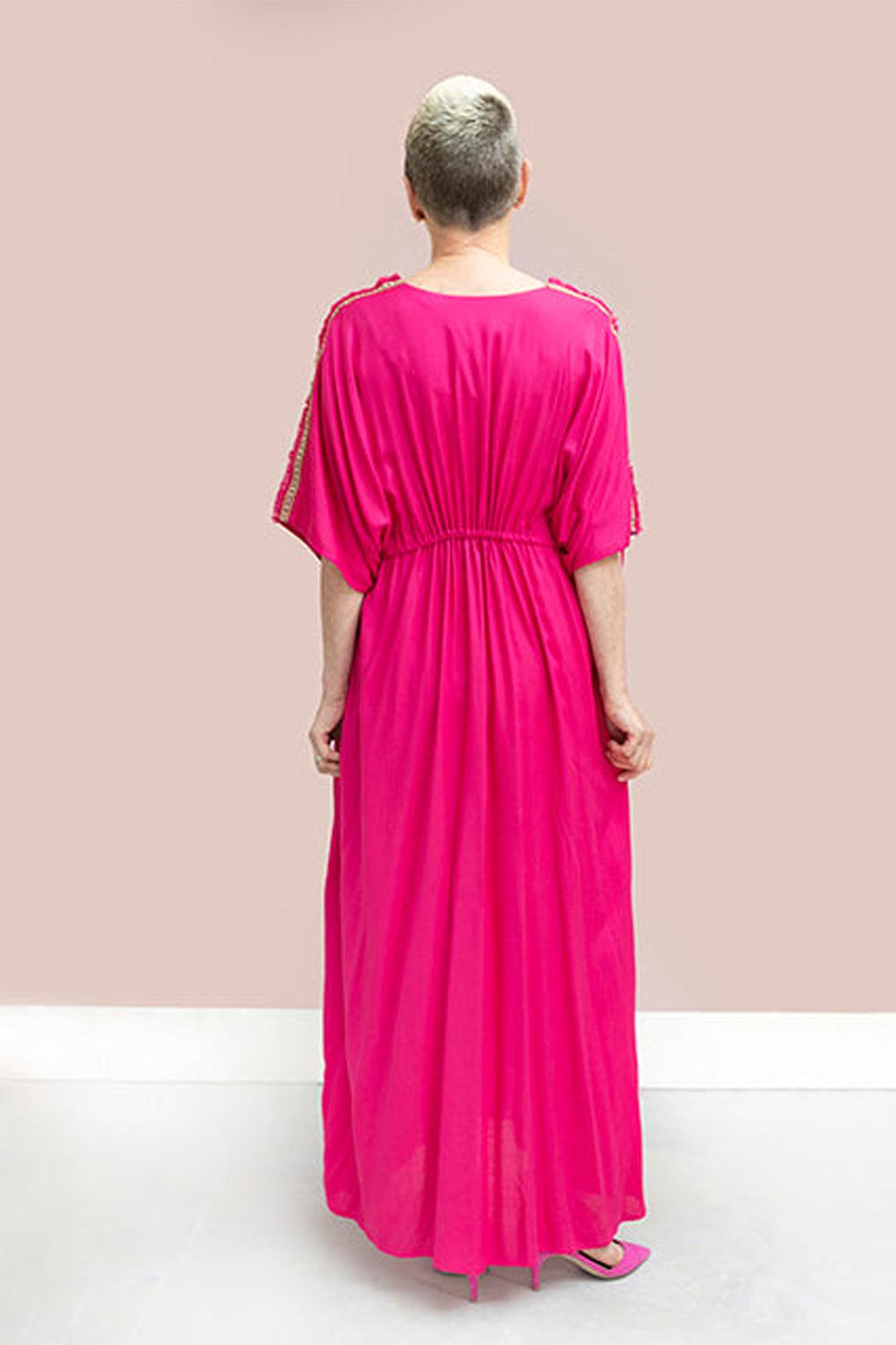 Elegant Fuschia Dresstan - Yuniku London