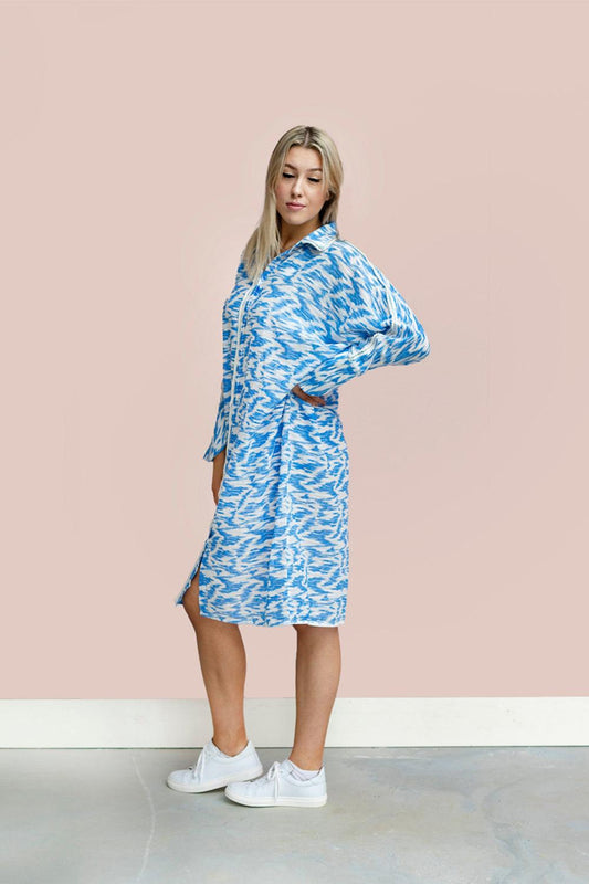 Luxury Designer Ikat Dresstan - Yuniku London