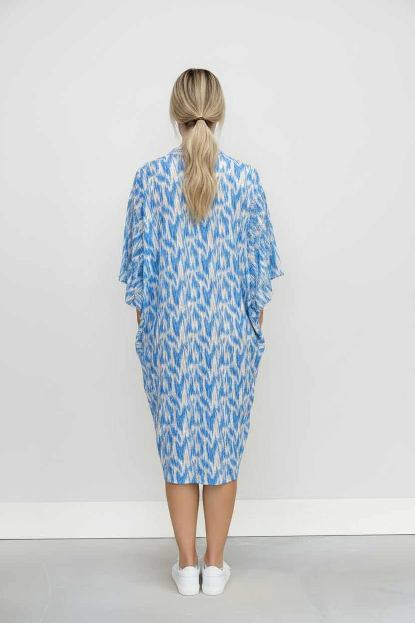 Luxury Designer Ikat Dresstan | Handwoven Cotton