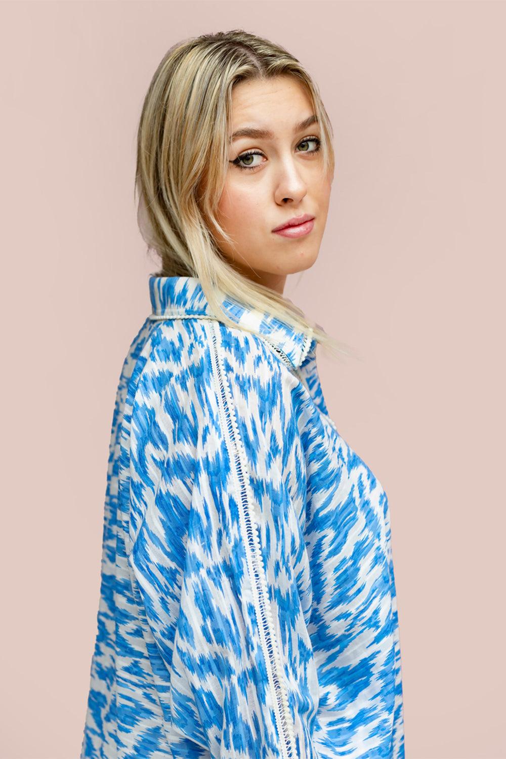 Luxury Designer Ikat Dresstan - Yuniku London