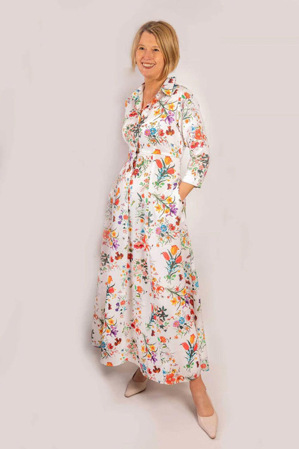 Elegant Clare Maxi Dress - Yuniku London