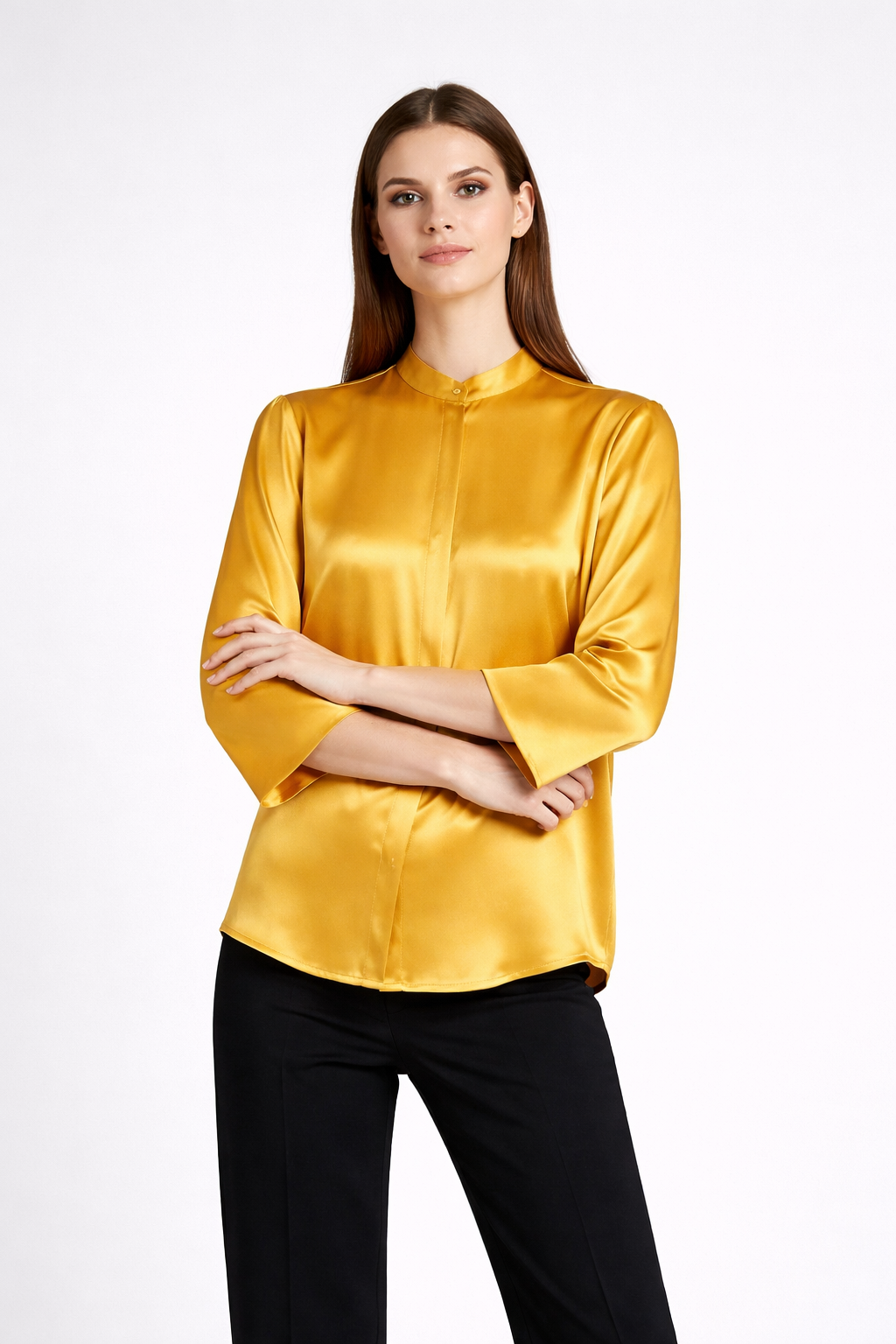 Classic Silk Satin Shirt
