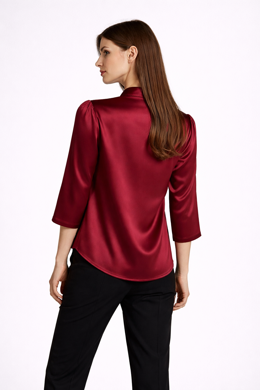 Classic Silk Satin Shirt