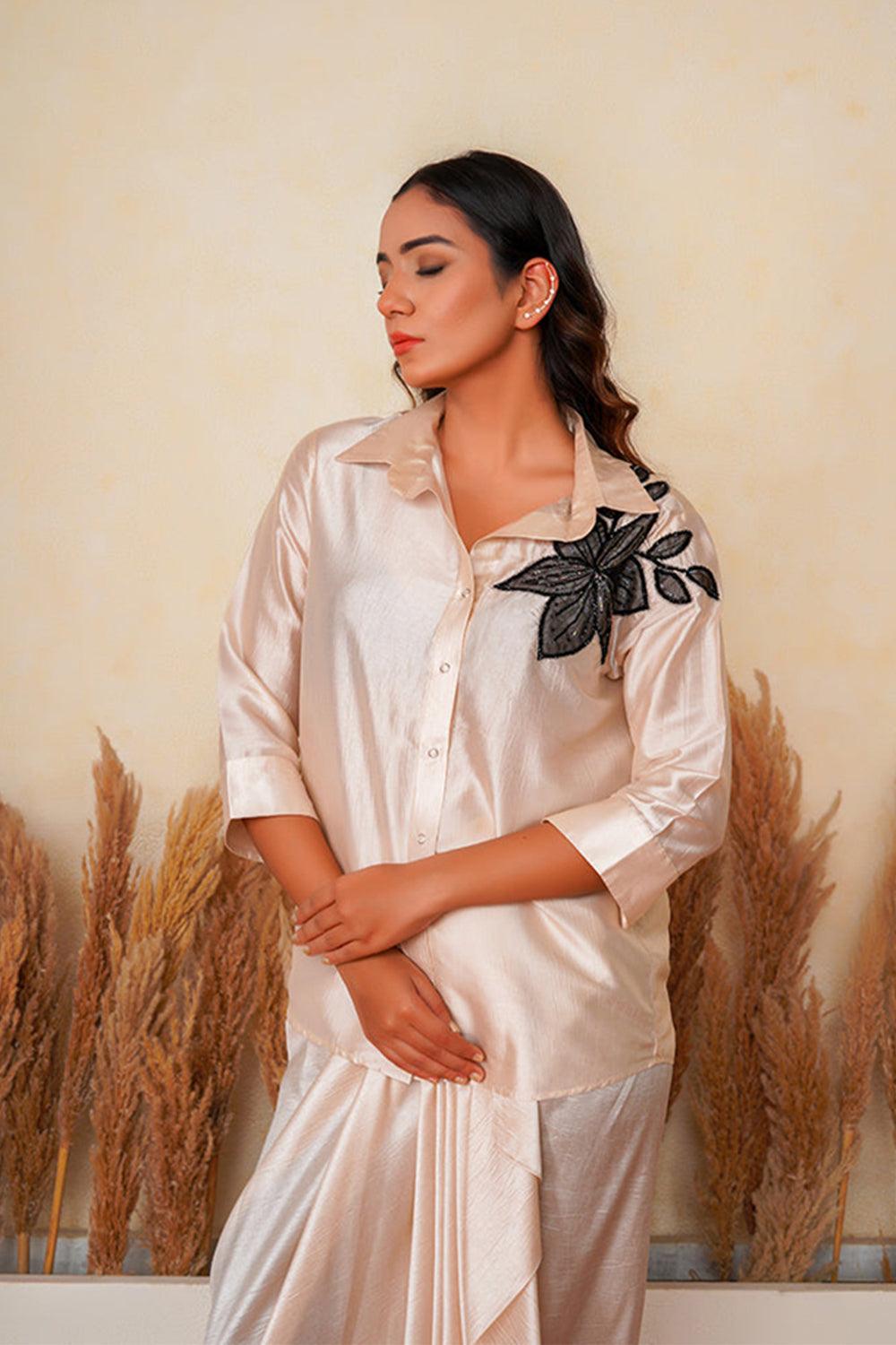 Halima Embroidered Shirt - Yuniku London