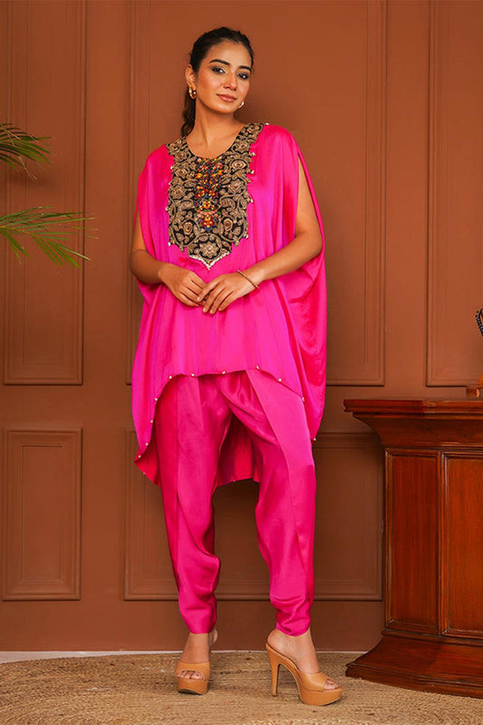 Nazakat Kaftan Dhoti set - Yuniku London