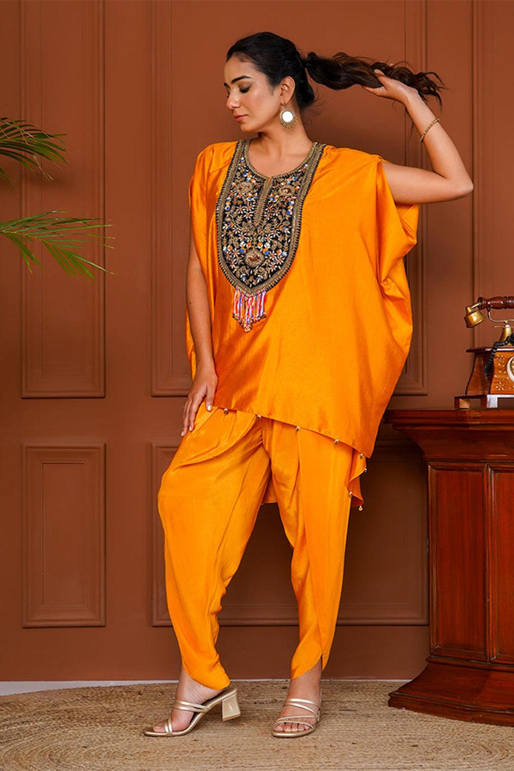 Peetam Kaftan Dhoti Set - Yuniku London