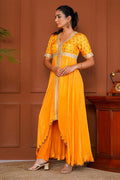 Mustaza High Low Anarkali set - Yuniku London