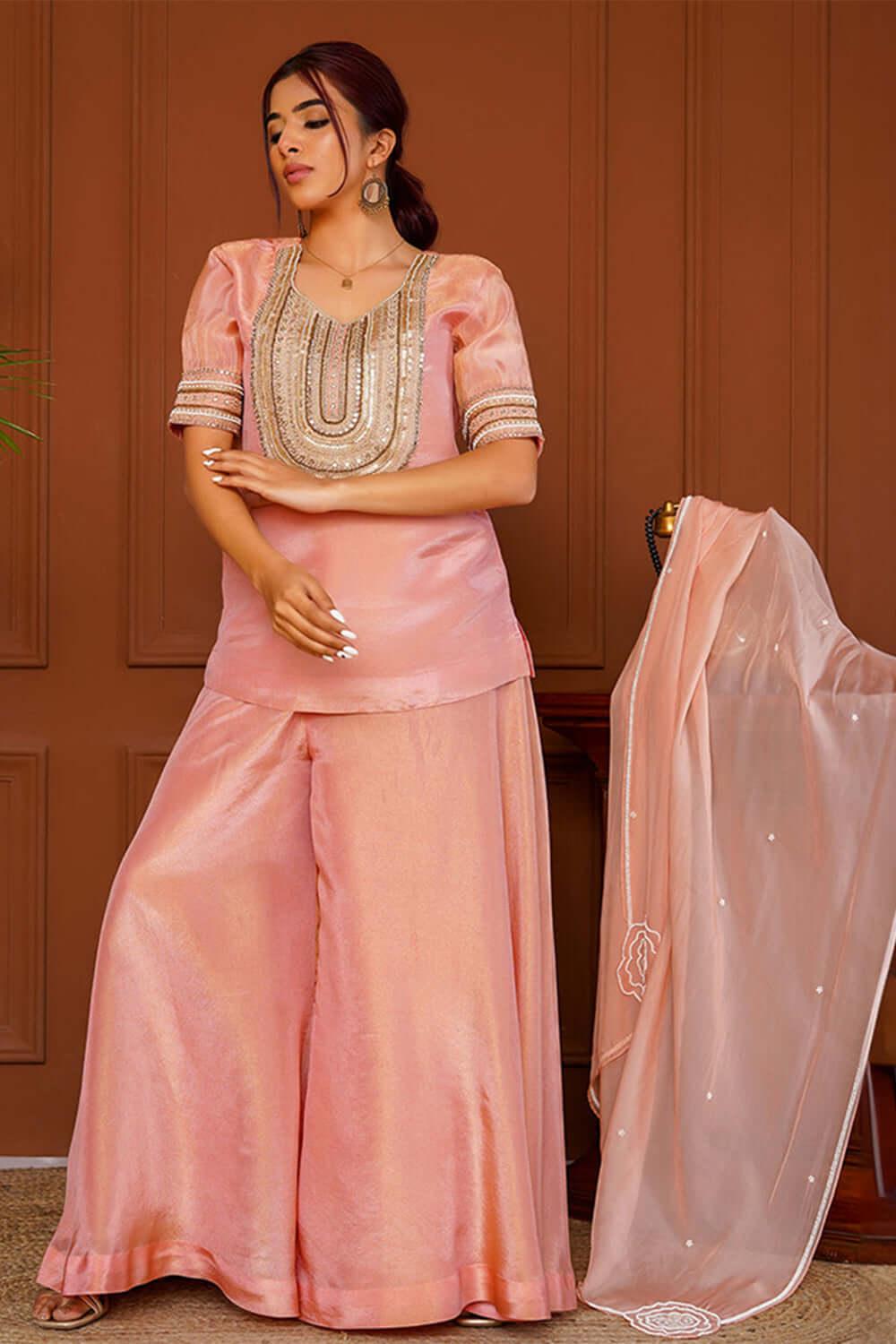 Bunny Pearl Sharara Set - Yuniku London