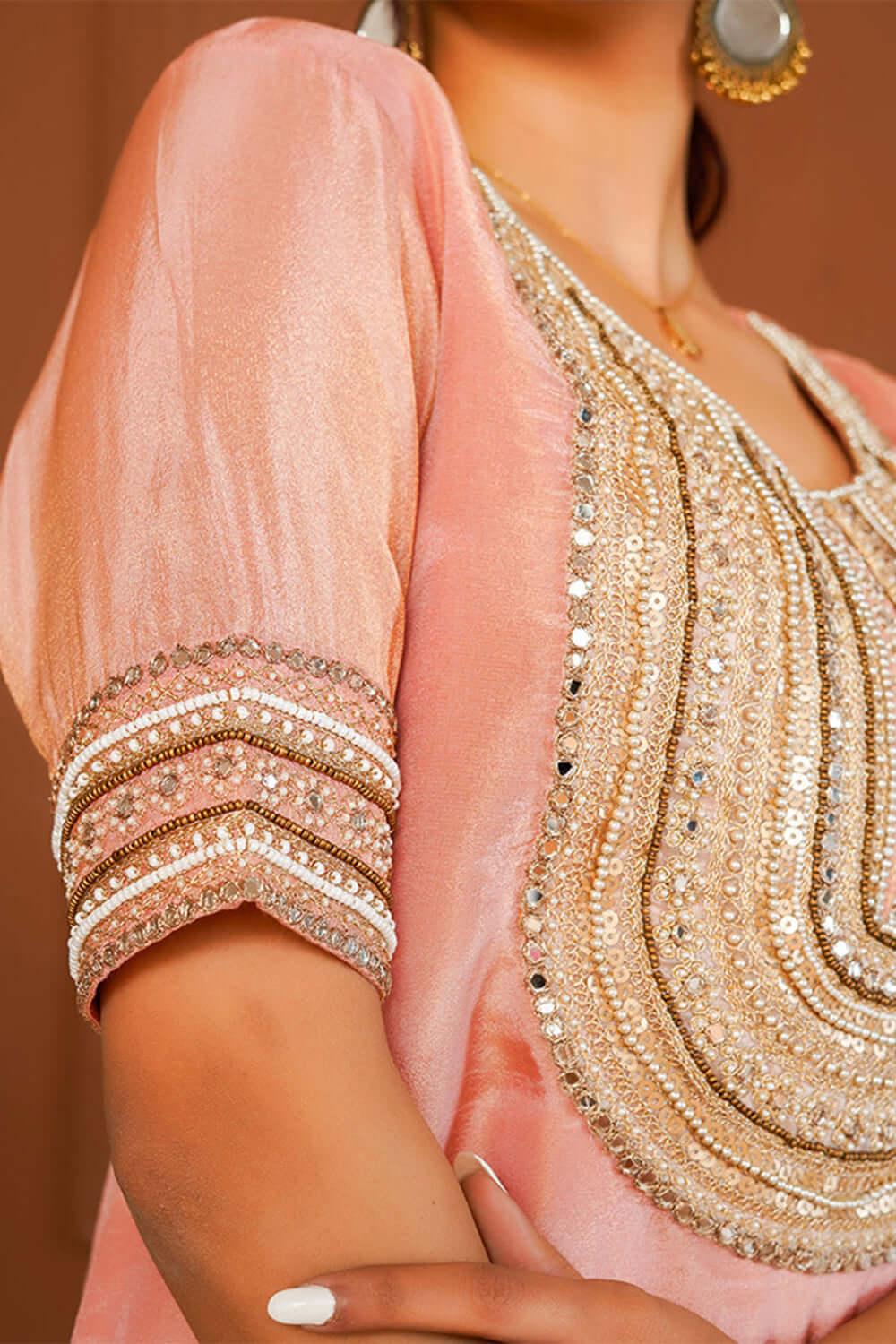 Bunny Pearl Sharara Set - Yuniku London