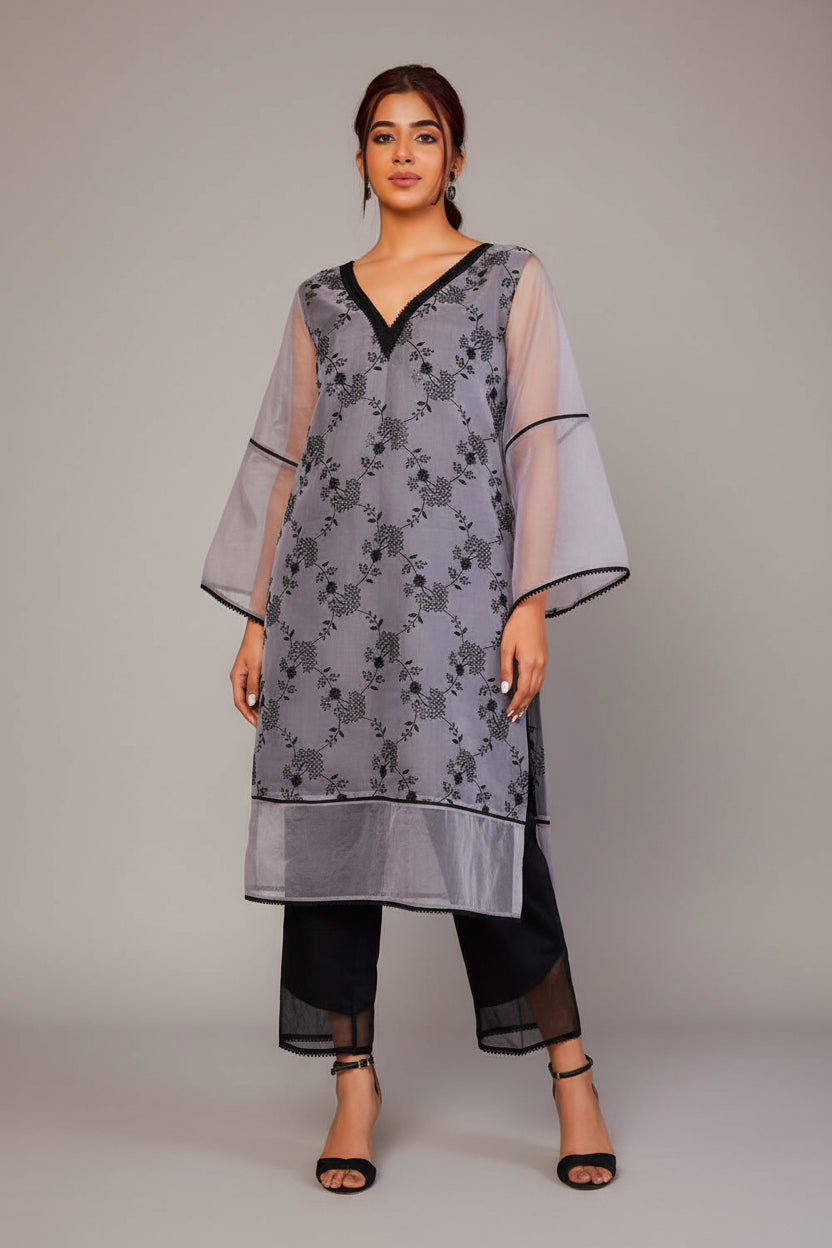 Mulberry Straight Kurta Set - Yuniku London