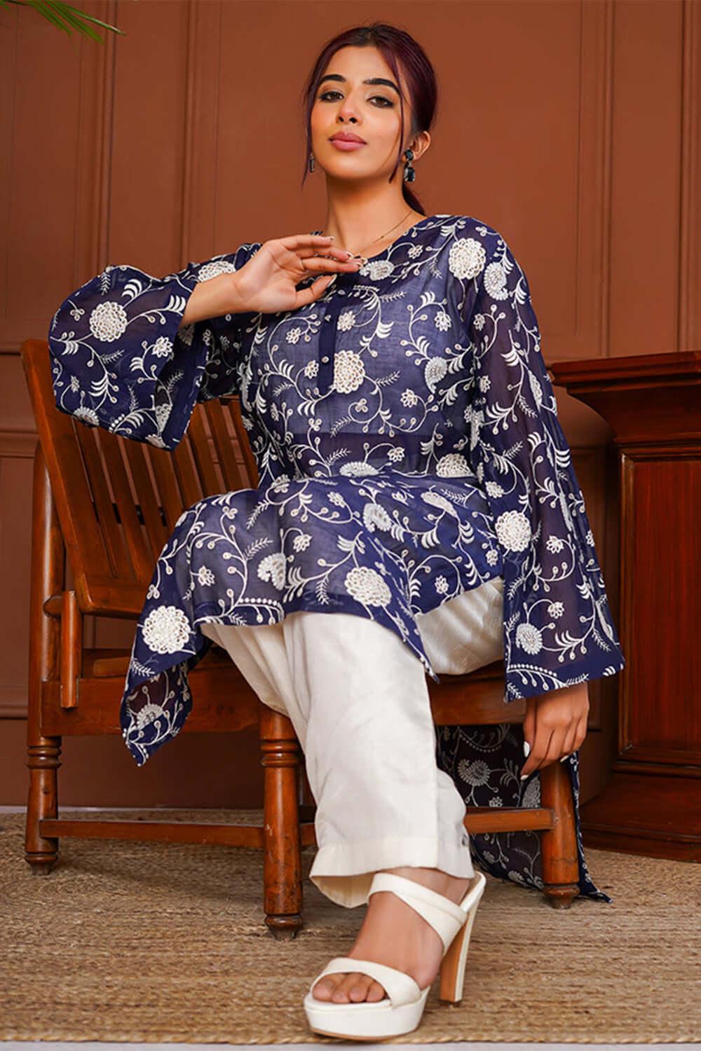 Azraq Kurta set - Yuniku London