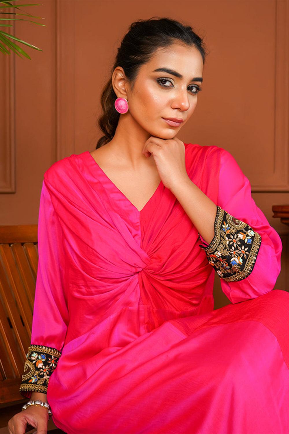 Devi Twisted Kurta set - Yuniku London