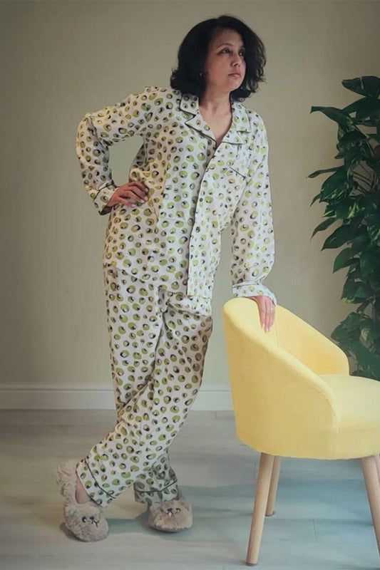 Women's Loungewear, Olive Green - Yuniku London