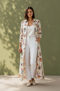 White Floral Maxi Dress