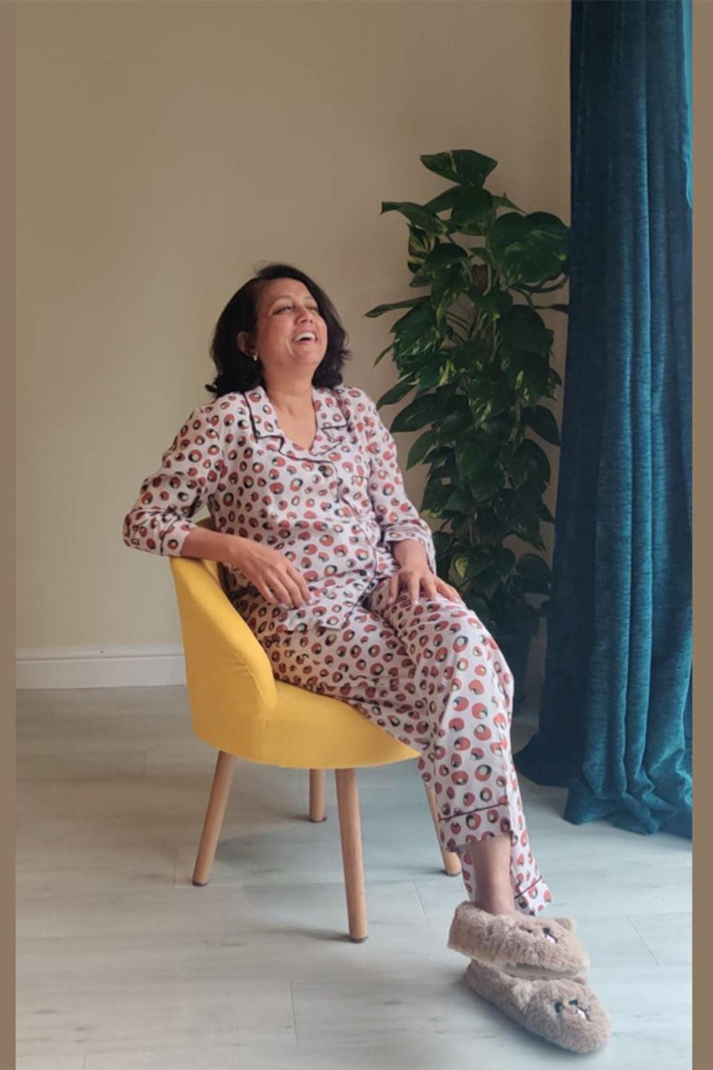 Women's Loungewear, Chestnut - Yuniku London