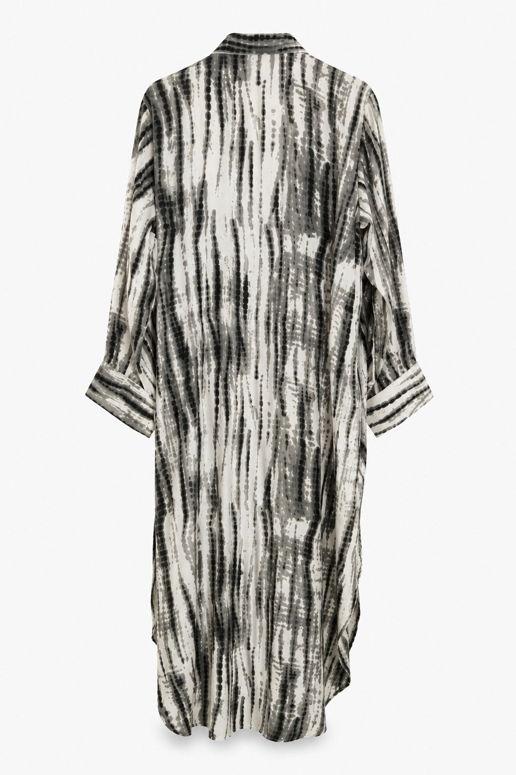 Luxury Craft Print Midi Shirt Dress