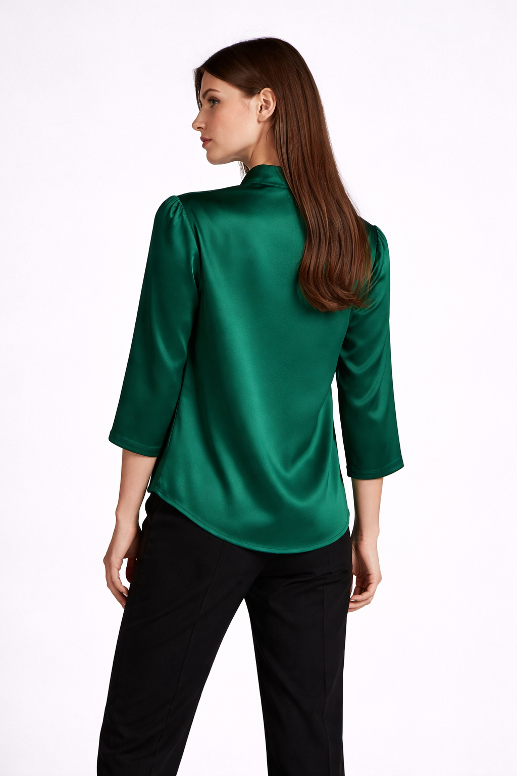 Classic Silk Satin Shirt