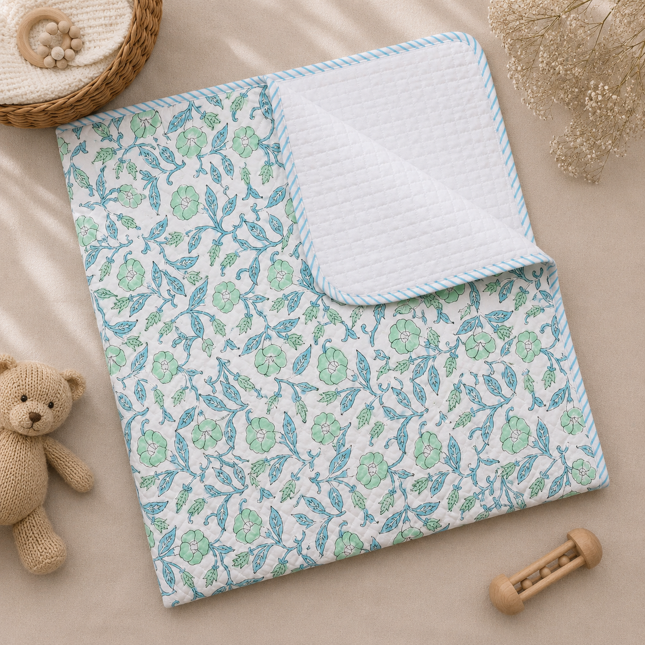 Maya Cotton Baby Quilt