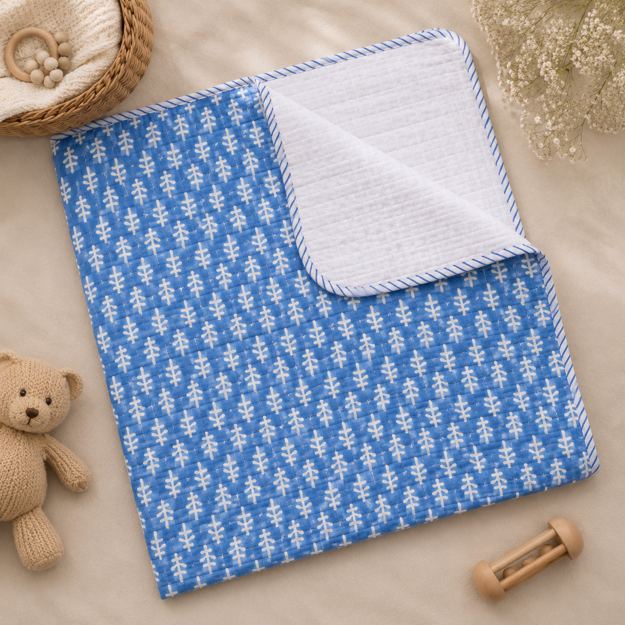 River Cotton Baby Quilt