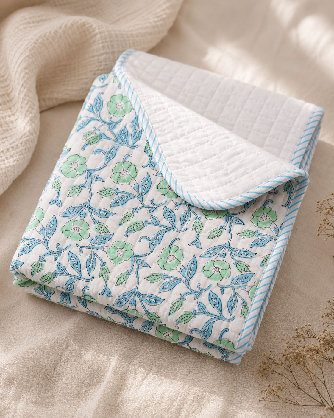 Maya Cotton Baby Quilt