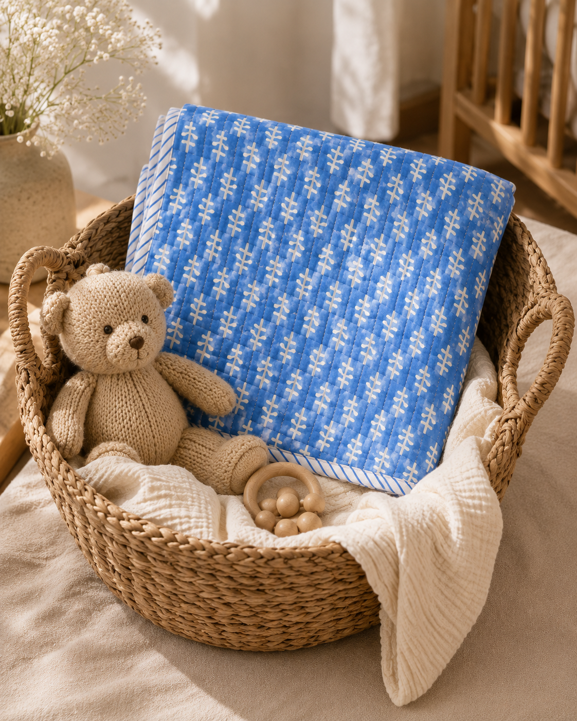 River Cotton Baby Quilt