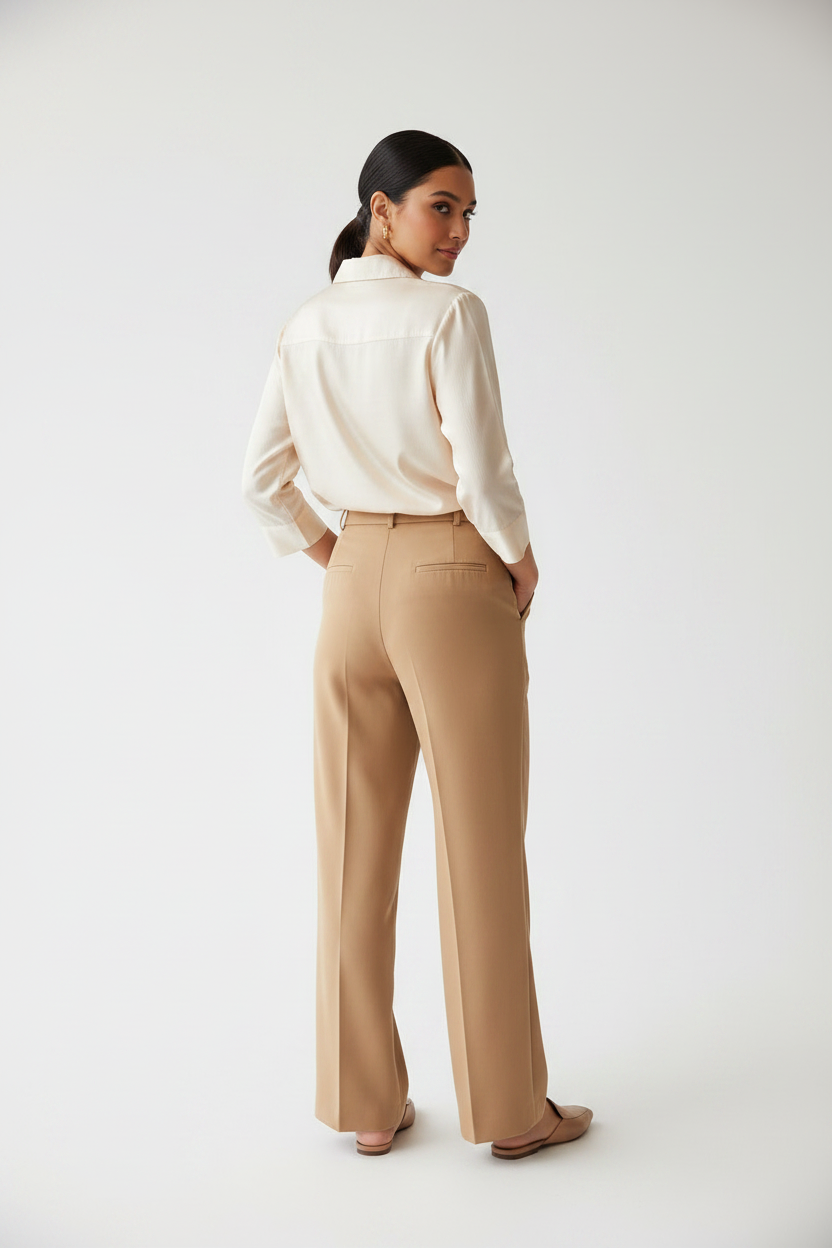 Halima Shirt — Back White