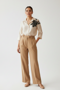 Halima Shirt — Front White
