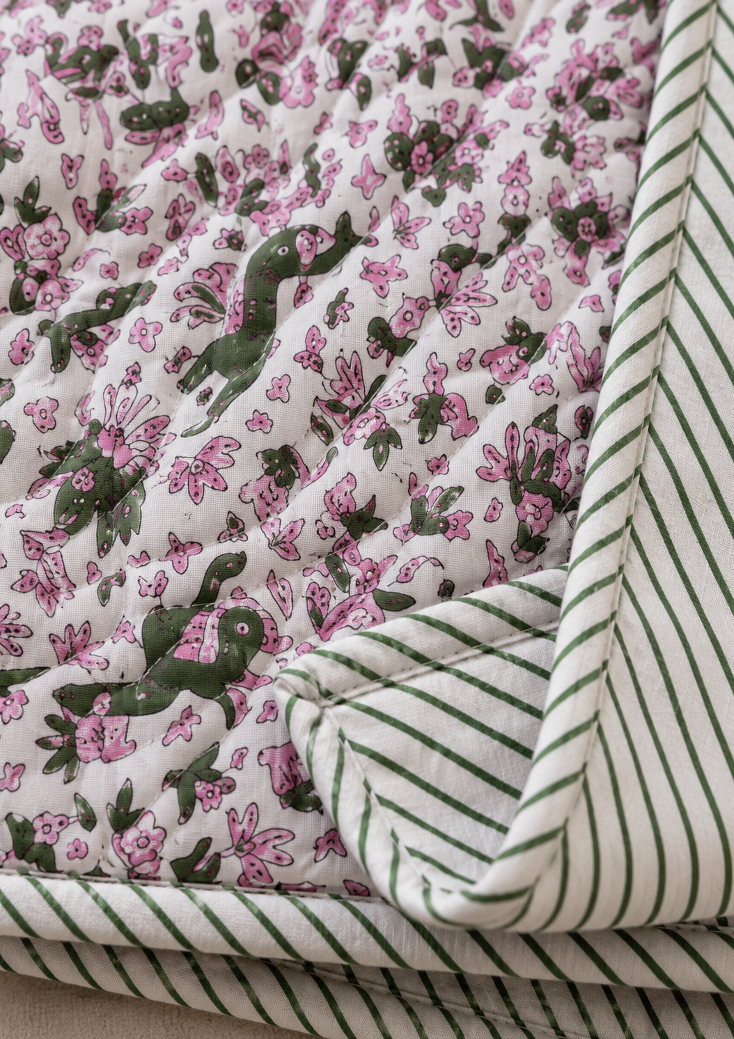 Woodland Cotton Baby Quilt