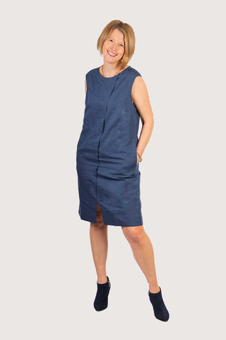 Classic Linen Dress - Yuniku London