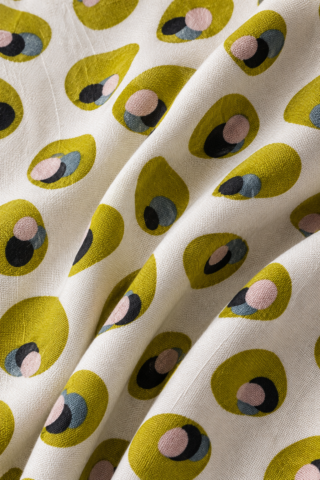 Olive Sage Green Printed Pyjama Set | Women's Cotton Loungewear
