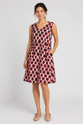Plum Polka Dot Dress