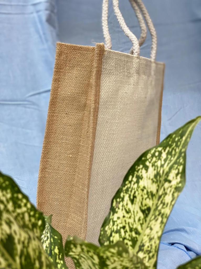 Sustainable and Reusable Jute Ecru Bag