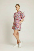 Womenswear Carnation Cotton Short Set - Yuniku London