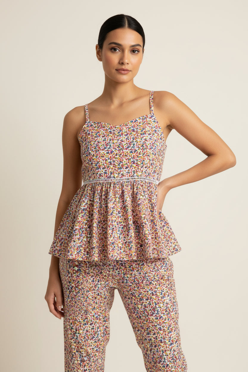 Womenswear Cherry Blossom Trouser - Yuniku London